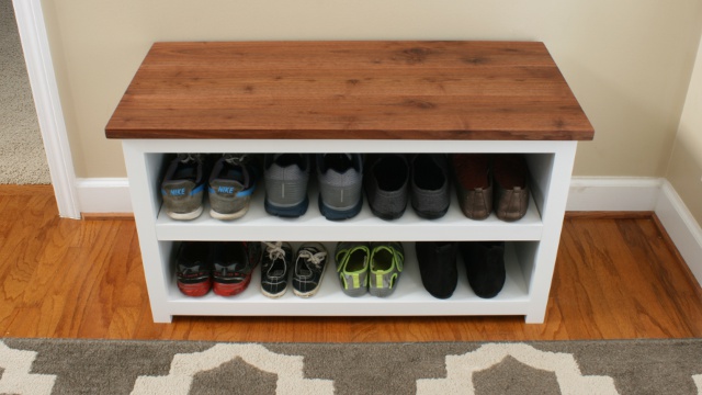 Image of shoe storage bench