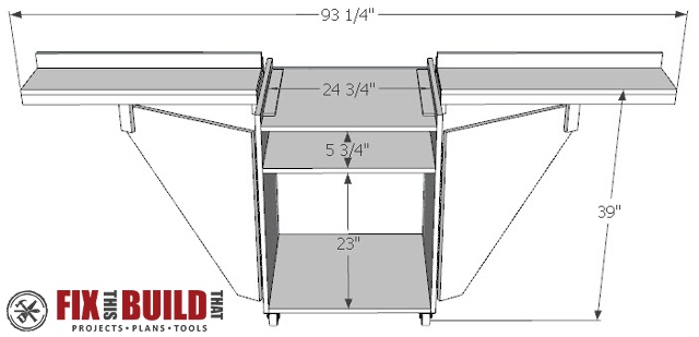 How to Build a Mobile Miter Saw Station : Part 1 ...