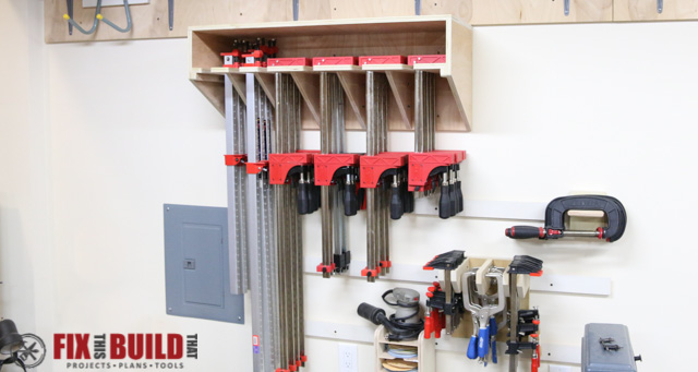 Space Saving Parallel Clamp Rack | FixThisBuildThat