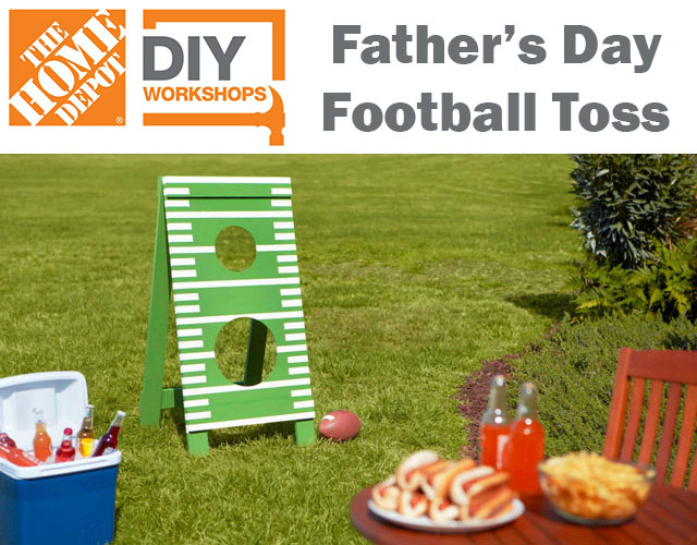 DIY Workshop Football Toss