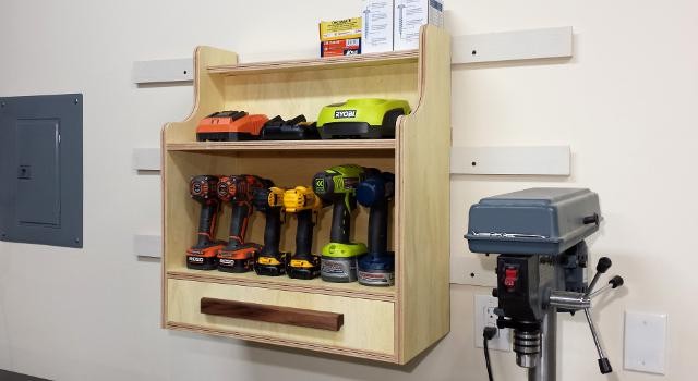 Cordless Drill Charging Center Plans