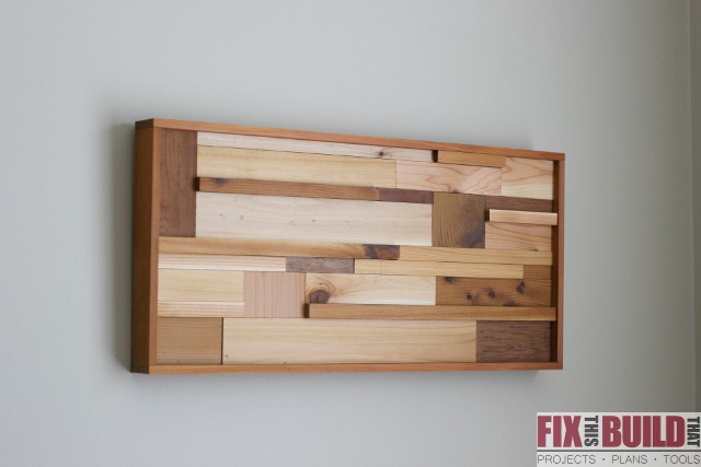 DIY Wood Wall Art, Make Art from Scrap 4x4 Lumber!