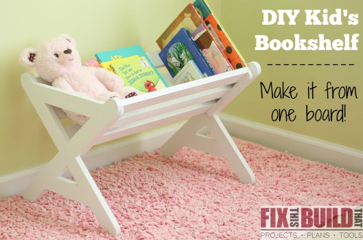 DIY Kids Bookshelf