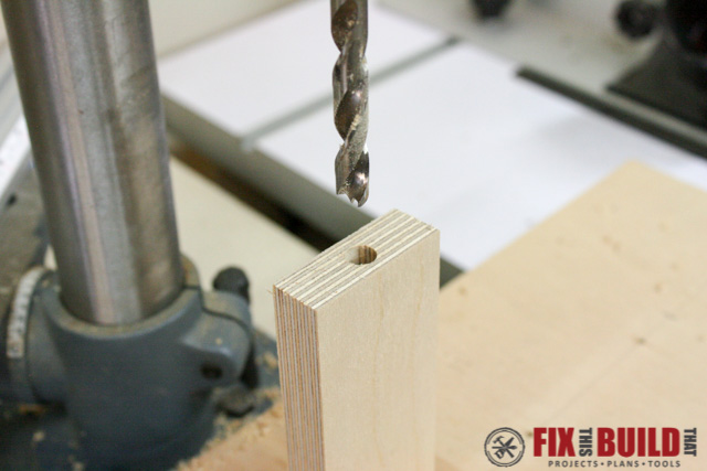 drilling holes for inserts