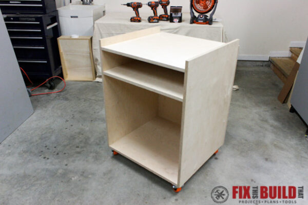 How to Build a Mobile Miter Saw Station with Plans | FixThisBuildThat