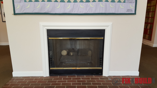 DIY Fireplace Surround and Mantel-36