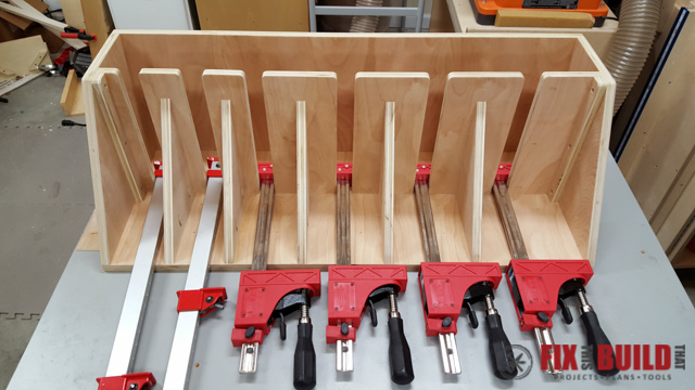 Wood clamp online rack