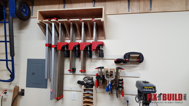 Space Saving Parallel Clamp Rack Plans | FixThisBuildThat