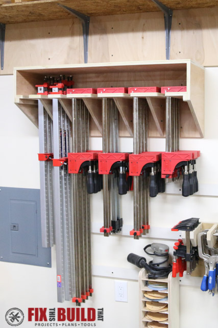 Space Saving Parallel Clamp Rack Plans | FixThisBuildThat