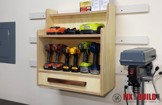 Tool Organizer - porta attrezzi fai da te - french cleat diy 