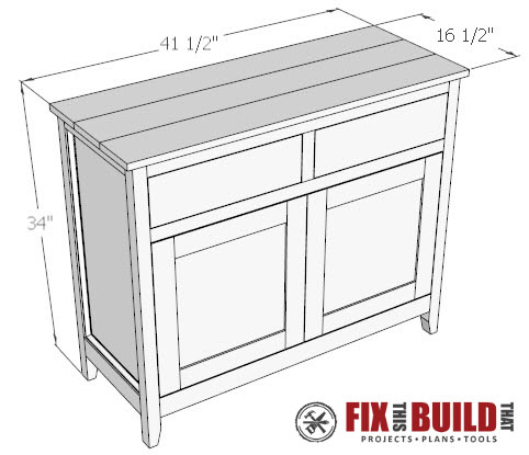 DIY Sideboard Cabinet Plan