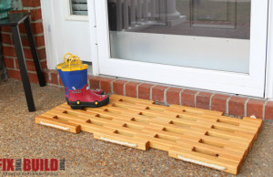 DIY Wooden Doormat