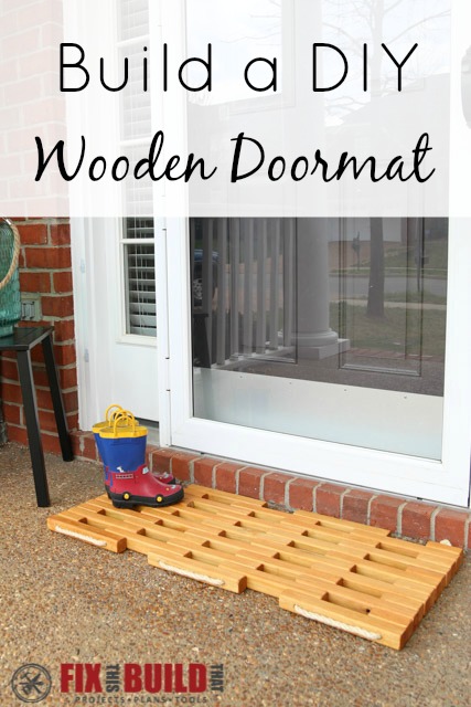 DIY Wooden Doormat Plans