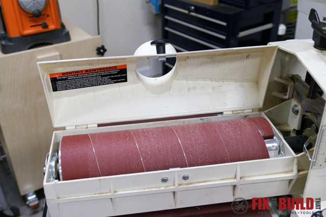 Jet drum deals sander paper