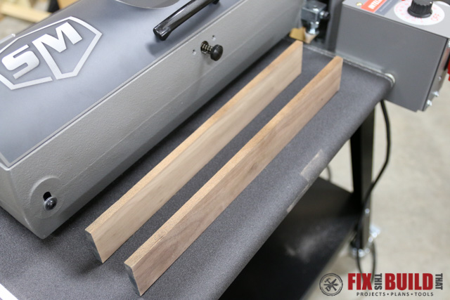 Using a Drum Sander to smooth resawed wood