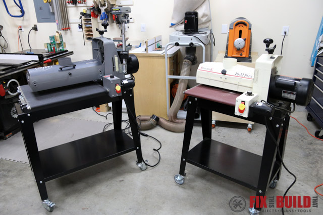 Jet open deals end drum sander