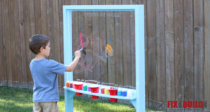 DIY Kids Outdoor Acrylic Easel