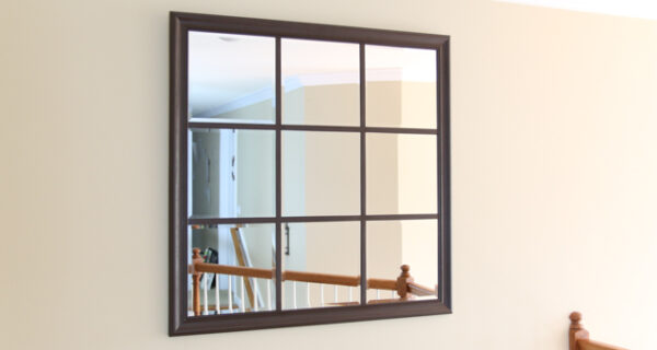 Make a DIY Window Pane Mirror | FixThisBuildThat