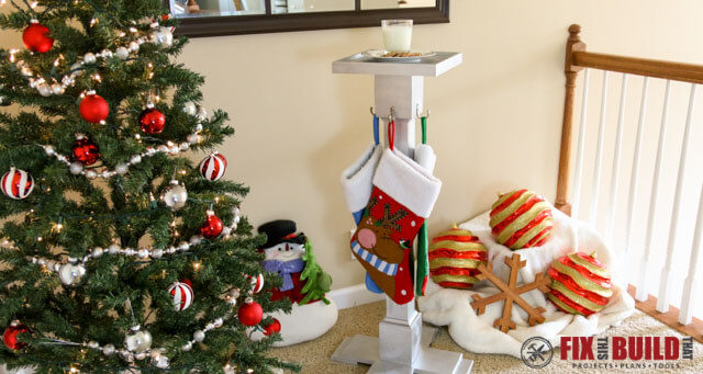 Build a DIY Christmas Stocking Hanger
