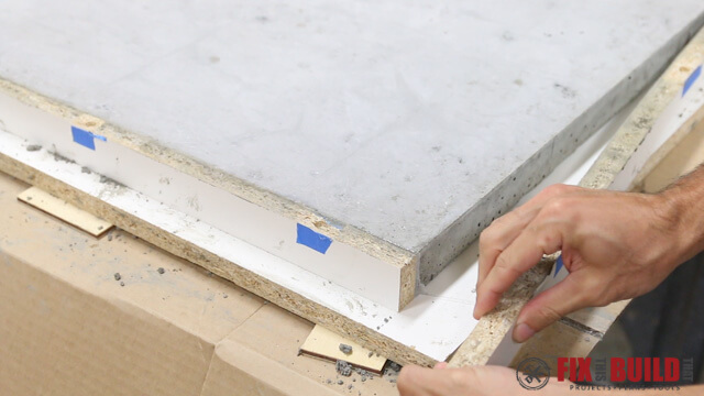 removing concrete forms