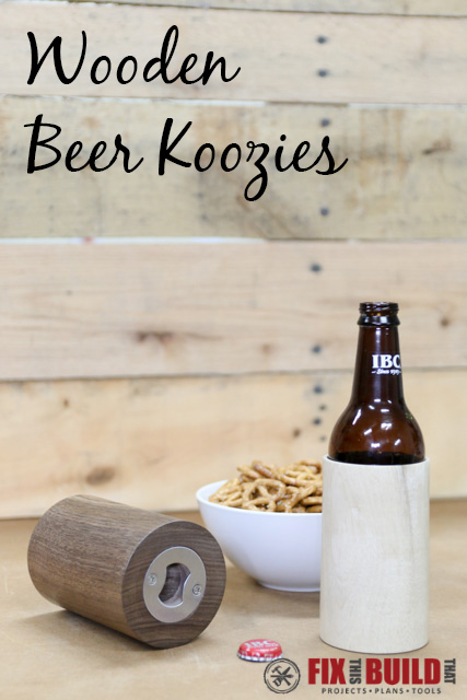 Make your own DIY Wooden Beer Koozie