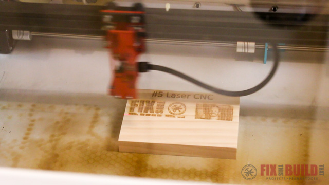 Print on Wood with a CNC laser