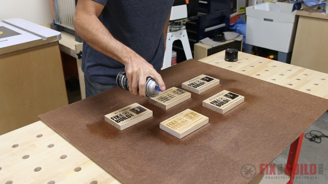 sealing wood prints with spray lacquer