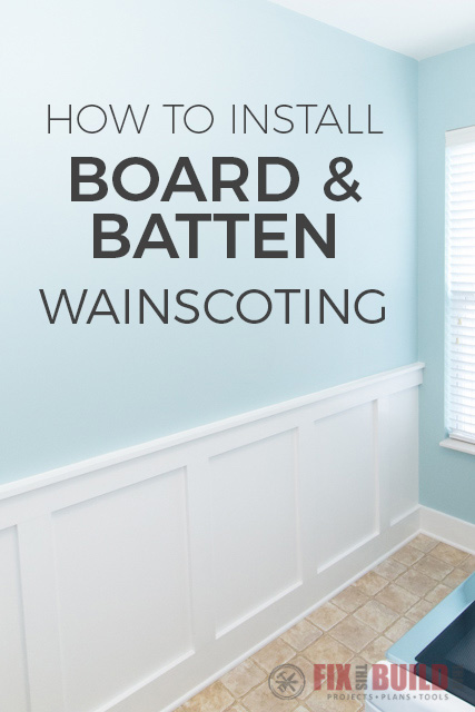How to Install Wainscoting DIY Board and Batten