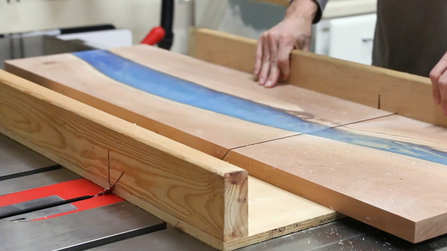 cutting a waterfall table joint