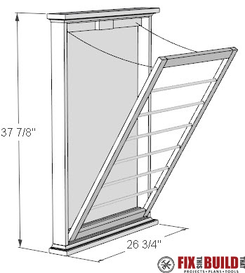 How to Make a DIY Laundry Drying Rack