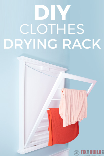 DIY Clothes Drying Rack How to Make