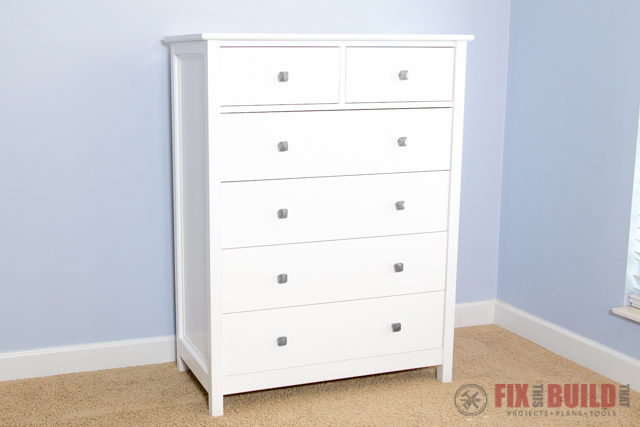 How To Build A Diy Dresser 6 Drawer Tall Dresser