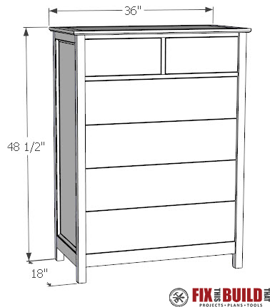How To Draw A Dresser
