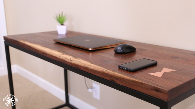 How to Make a Desk with Hidden Wireless Charging | FixThisBuildThat
