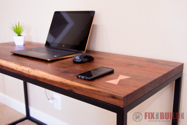 How to Make a DIY Desk with Wireless Charging