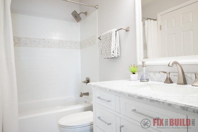 Diy Small Bathroom Remodel | Fixthisbuildthat