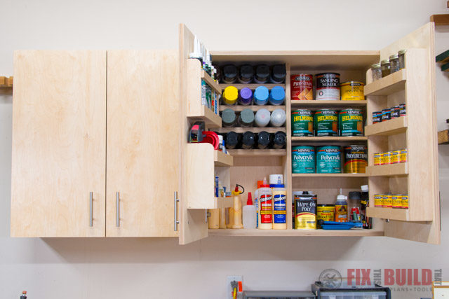 Diy Wall Cabinets With 5 Storage, Diy Wall Unit Shelves