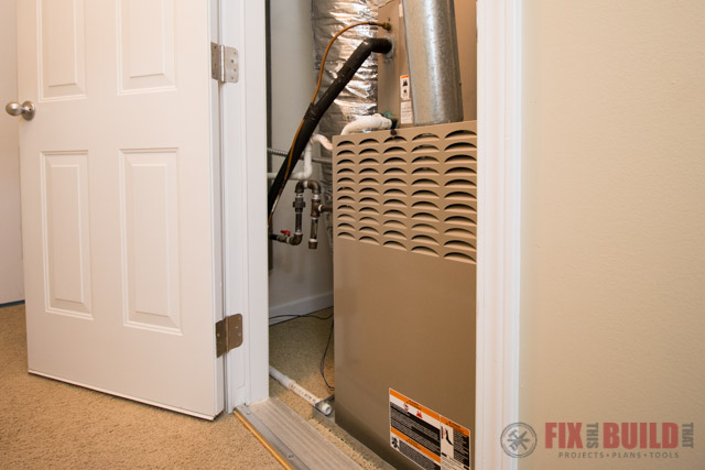 HVAC Furnance in Closet Maintenance