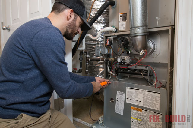 Furnace Maintenance Panel Removal