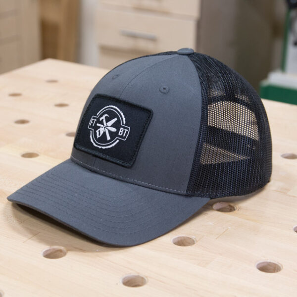 FixThisBuildThat Charcoal Trucker Hat Angled