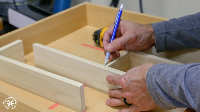 deciding where to attach wooden pieces together