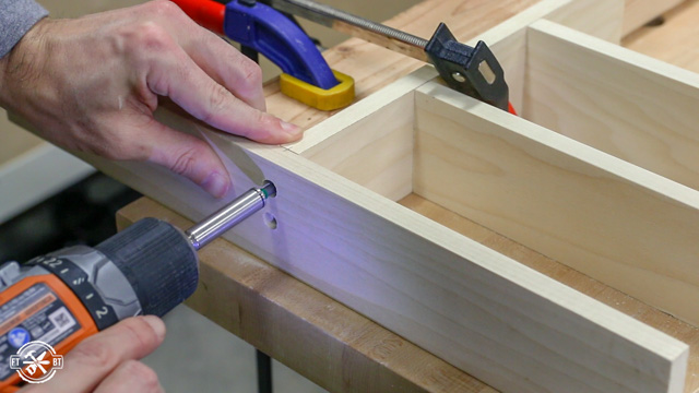 drilling wood with countersink bit