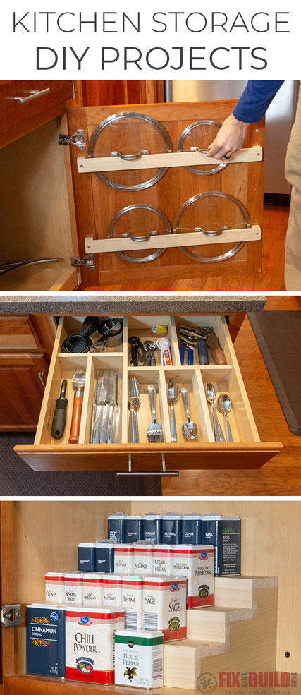 DIY spice drawer organizer