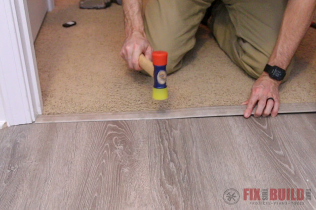 Installing Vinyl Plank Flooring How, Laminate Floor To Vinyl Transition