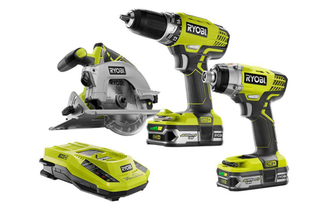 Ryobi 3 pc Cordless Tool Kit