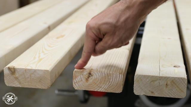 Checking 2x4's for twist