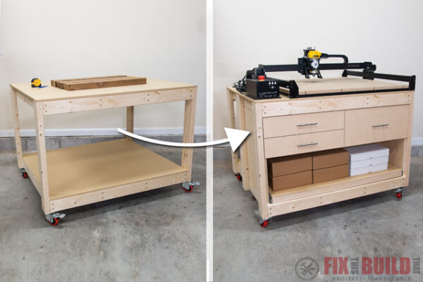 Simple Way to Add Drawers to Any Workbench | FixThisBuildThat