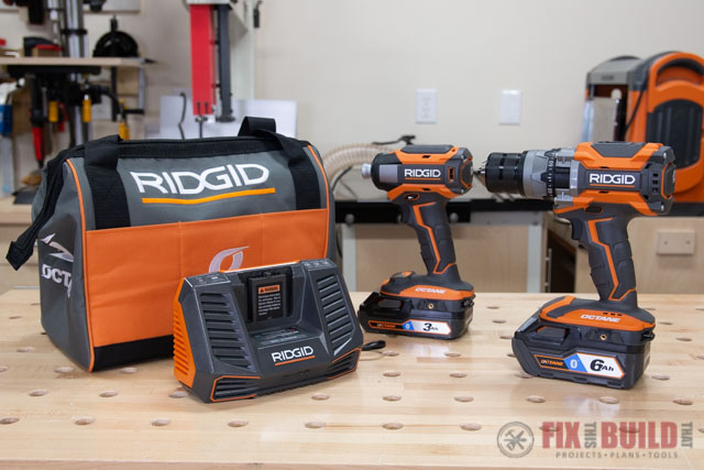 RIDGID Octane Drill Driver Combo Kit