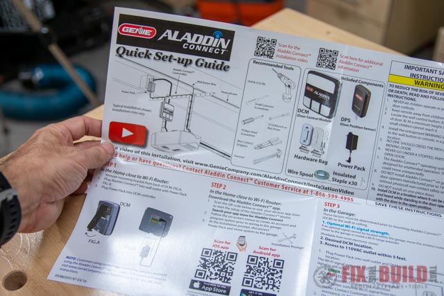 aladdin connect quick install guide