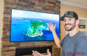 How to Mount a TV above a Fireplace and hide wires